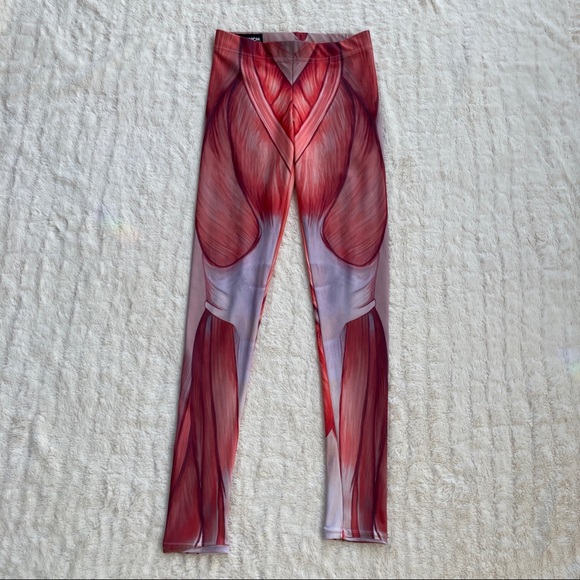 COPY - GEARBUNCH Realistic Human Muscles XS Leggings - Picture 1 of 6